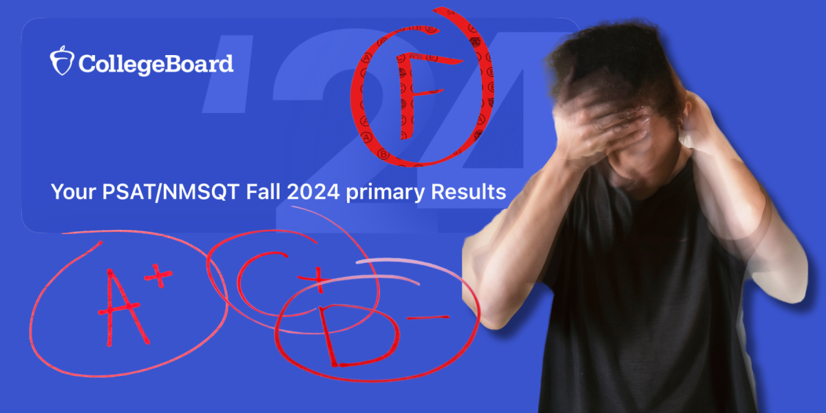 Importance of scores: Tests like the PSAT, SAT and ACT are run through The College Board. Students hover over this app for weeks after the tests, stressing about their scores.