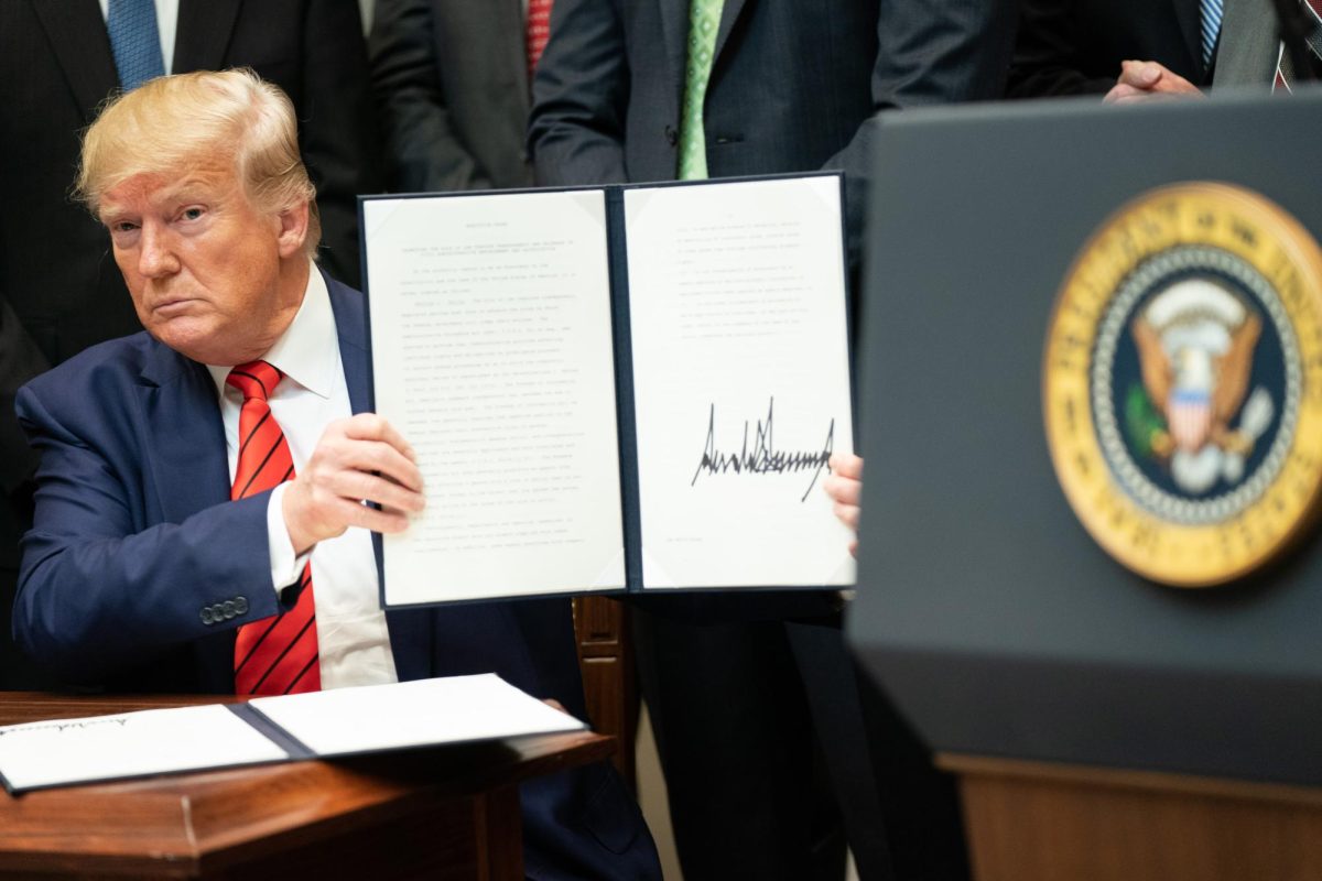 Signature sharpie: President Trump has put a plethora of new policies into effect within his first month in office. These policies, liked or not, are continuing to be enforced all across the country.